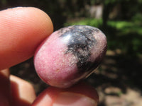 Polished Mini Rhodonite Eggs  x 35 From Madagascar - TopRock