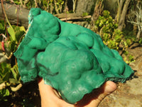 Natural Botryoidal Malachite Specimens  x 2 From Congo