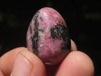 Polished Mini Rhodonite Eggs  x 35 From Madagascar - TopRock