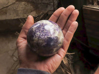 Polished Purple Lepidolite Mica Spheres  x 4 From Madagascar - TopRock