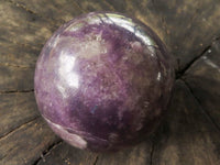 Polished Purple Lepidolite Mica Spheres  x 4 From Madagascar - TopRock