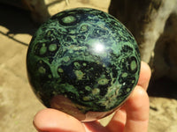 Polished Stromatolite / Kambamba Jasper Spheres  x 2 From Madagascar - Toprock Gemstones and Minerals 