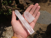 Polished Icy Clear Quartz Points  x 12 From Madagascar - TopRock