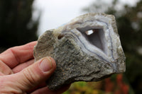 Natural Blue Lace Agate Geode Specimens  x 5 From Nsanje, Malawi - TopRock