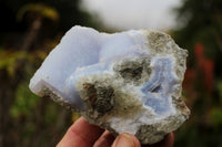 Natural Blue Lace Agate Geode Specimens  x 5 From Nsanje, Malawi - TopRock