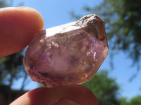 Natural Smokey Amethyst Window Quartz Crystals  x 35 From Ambatondrazaka, Madagascar - TopRock