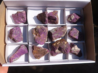 Natural Metallic Purpurite Cobbed Specimens  x 12 From Erongo, Namibia - Toprock Gemstones and Minerals 