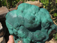 Natural Botryoidal Malachite Ball Formation x 1 From Kolwezi, Congo - TopRock