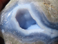 Polished Blue Lace Agate Standing Free Forms  x 3 From Nsanje, Malawi - Toprock Gemstones and Minerals 