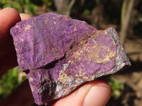 Natural Metallic Purpurite Cobbed Specimens  x 12 From Erongo, Namibia - Toprock Gemstones and Minerals 