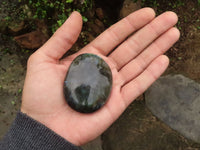 Polished Labradorite Palm Stones  x 12 From Tulear, Madagascar - TopRock