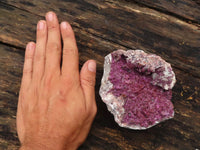 Natural Large Pink Salrose Specimens  x 2 From Kakanda, Congo - Toprock Gemstones and Minerals 