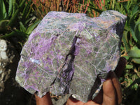 Natural Rare Stichtite & Green Serpentine Specimens x 2 From Barberton, South Africa - TopRock