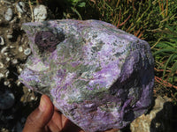 Natural Rare Stichtite & Green Serpentine Specimens x 2 From Barberton, South Africa - TopRock