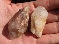 Natural Pineapple Candle Quartz Crystals  x 35 From Antsirabe, Madagascar - Toprock Gemstones and Minerals 