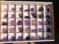 Polished Small Window Amethyst Points x 35 From Ankazobe, Madagascar