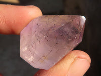 Polished Small Window Amethyst Points x 35 From Ankazobe, Madagascar