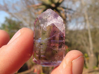 Polished Small Window Amethyst Points x 35 From Ankazobe, Madagascar