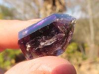 Polished Small Window Amethyst Points x 35 From Ankazobe, Madagascar