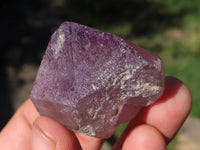 Natural Single Window Amethyst Crystals x 12 From Ambatondrazaka, Madagascar - TopRock