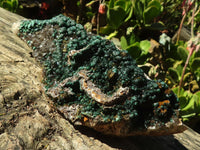 Natural Rare Ball Malachite On Drusy Quartz & Dolomite Matrix  x 1 From Kambove, Congo - Toprock Gemstones and Minerals 