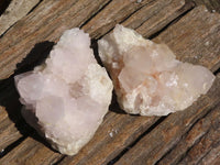 Natural White Spirit Cactus Quartz Clusters  x 6 From Boekenhouthoek, South Africa - Toprock Gemstones and Minerals 