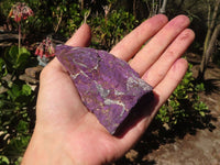 Natural Metallic Purpurite Cobbed Specimens  x 6 From Erongo, Namibia - Toprock Gemstones and Minerals 