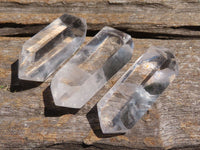 Polished Double Terminated Clear Quartz Points  x 20 From Madagascar - TopRock