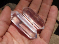 Polished Double Terminated Clear Quartz Points  x 20 From Madagascar - TopRock