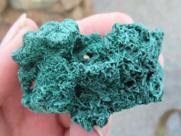 Natural Chatoyant Silky Malachite Specimens  x 12 From Kasompe, Congo - Toprock Gemstones and Minerals 