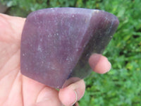 Polished Purple Lepidolite Free Forms  x 6 From Zimbabwe - Toprock Gemstones and Minerals 