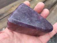 Polished Purple Lepidolite Free Forms  x 6 From Zimbabwe - Toprock Gemstones and Minerals 