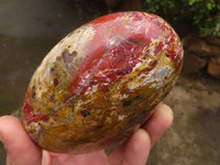 Polished Red Jasper Standing Free Forms  x 2 From Madagascar - Toprock Gemstones and Minerals 