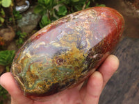 Polished Red Jasper Standing Free Forms  x 2 From Madagascar - Toprock Gemstones and Minerals 