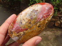 Polished Red Jasper Standing Free Forms  x 2 From Madagascar - Toprock Gemstones and Minerals 