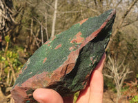 Natural Rare Libethenite Crystals With Drusy Dolomite On Banded Ironstone Matrix x 2 From Congo