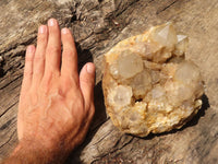 Natural Cascading White Phantom Smokey Quartz Cluster  x 1 From Luena, Congo - TopRock