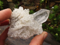 Natural Small Clear Quartz Clusters  x 12 From Mpika, Zambia - Toprock Gemstones and Minerals 