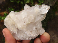 Natural Small Clear Quartz Clusters  x 12 From Mpika, Zambia - Toprock Gemstones and Minerals 