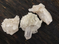 Natural Small Clear Quartz Clusters  x 12 From Mpika, Zambia - Toprock Gemstones and Minerals 