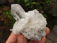 Natural Small Clear Quartz Clusters  x 12 From Mpika, Zambia - Toprock Gemstones and Minerals 