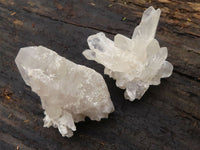 Natural Small Clear Quartz Clusters  x 12 From Mpika, Zambia - Toprock Gemstones and Minerals 