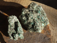 Natural Emerald In Matrix Specimens  x 2 From Sandawana, Zimbabwe - Toprock Gemstones and Minerals 