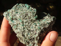 Natural Emerald In Matrix Specimens  x 2 From Sandawana, Zimbabwe - Toprock Gemstones and Minerals 