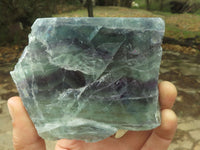 Polished Watermelon Fluorite Standing Slabs  x 5 From Uis, Namibia - TopRock