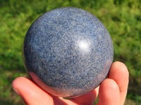 Polished Lazulite Spheres & Crystal Point x 3 From Madagascar - TopRock