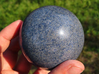 Polished Lazulite Spheres & Crystal Point x 3 From Madagascar - TopRock