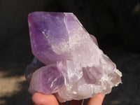 Natural Jacaranda Amethyst Clusters x 2 From Zambia