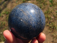 Polished Lazulite Spheres & Crystal Point x 3 From Madagascar - TopRock