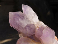 Natural Jacaranda Amethyst Clusters x 2 From Zambia